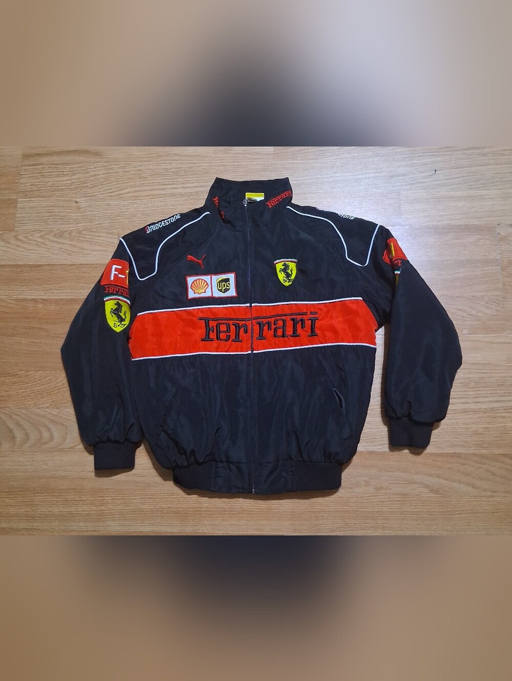 Ferrari Puma Black & Red Racing Jacket